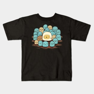 Playful Delight: Explore a World of Cool, Funny, and Cute Kawaii Monsters Kids T-Shirt